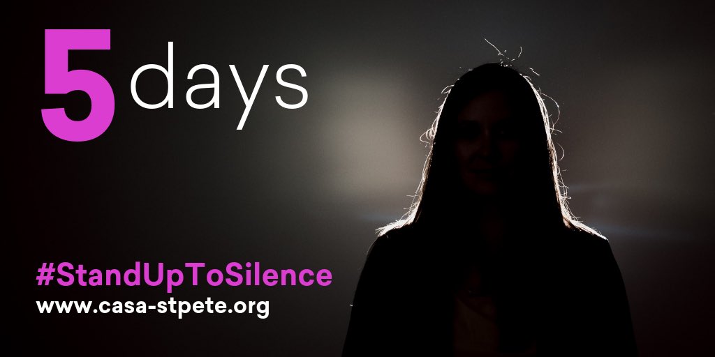 The COUNTDOWN is ON! We’ve been busy BTS working on a new look and stronger voice for CASA. Be on the lookout October 1, as we kick-off Domestic Violence Awareness Month with #StandUpToSilence. #DVawarenessmonth