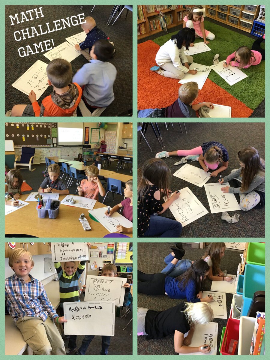 mswinterhenne's tweet photo. Our math review game was getting wild today!!  We are ROCKING the make a ten strategy! #mathninjas https://t.co/rrPf6CqZb9