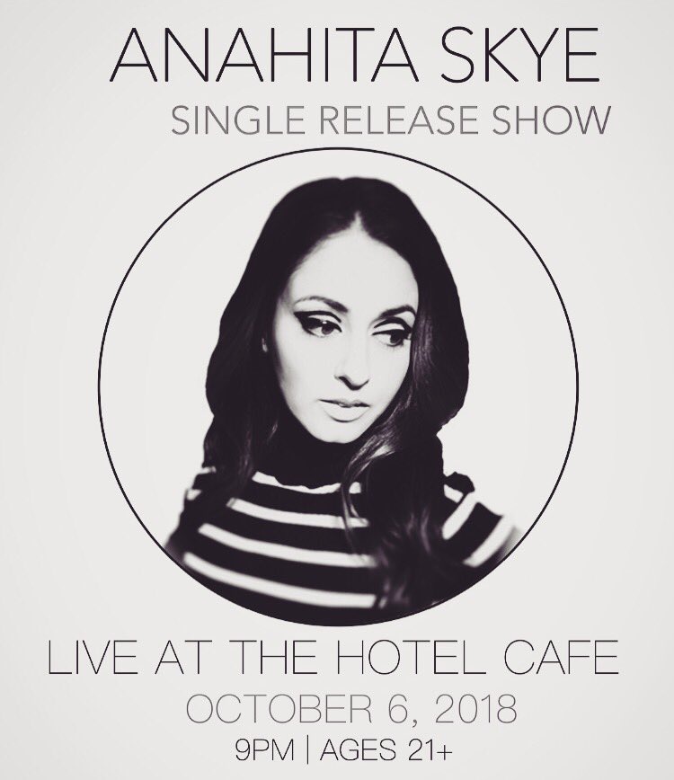 AnahitaSkye's tweet photo. Hope to see your beautiful faces there ๐ค #SingleReleaseShow https://t.co/7MXoicOGPd