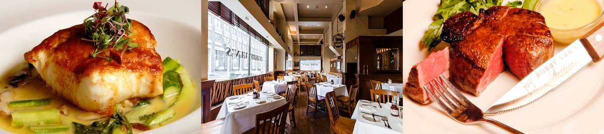 LawlorMedia's tweet photo. .@BobbyVans "TheOriginal" is a New York dining staple. The warm décor and prime selection of steaks, chops and seafood create the perfect steakhouse experience #InfluencerMagazine #restaurant #summer2018 #steaklovers #foodie #food https://t.co/b5j6mU6BuY https://t.co/ZsRkDmWOVj