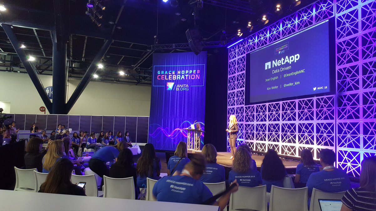 mercedes_adams's tweet image. Data has the power to change the world &amp;gt;&amp;gt;&amp;gt; are you a #DataVisionary? @JeanEnglishNC &amp;amp; @weller_kim share how our customers treat data as an asset at the heart of their business! #GHC18