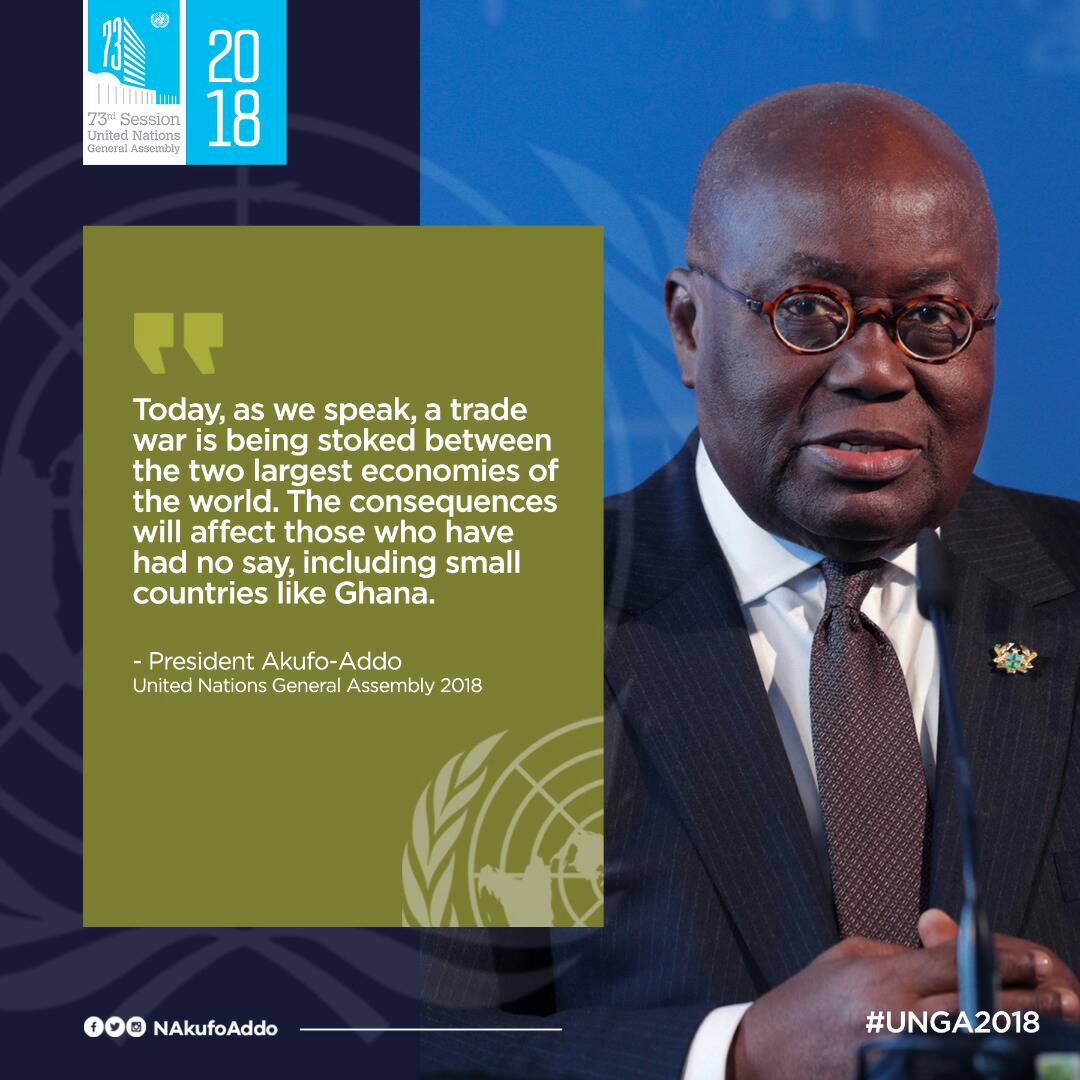 ENanakwesi's tweet photo. #PresidentAkufoAddoSpeaks
#73rdUNGeneralAssembly2018
@AbbanyawYaw @Clickmanteaw @DarkwaJones @KwesiCitizen @OhemaaSolace @ikbonney @LisgeeA https://t.co/0HOpkwQqLA