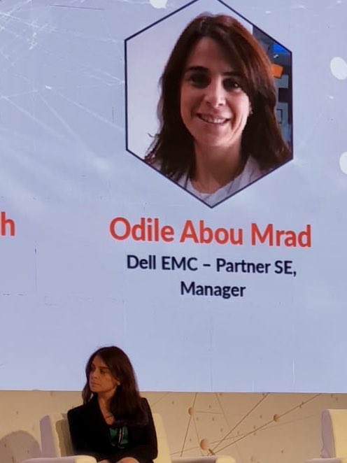 OdileAM's tweet photo. Happy to be part of #SmartSMBSummit panel: “Empowering women exec in the digital age” #DELLEMCMEA #Iwork4Dell #womenintech https://t.co/264s0vpnzF