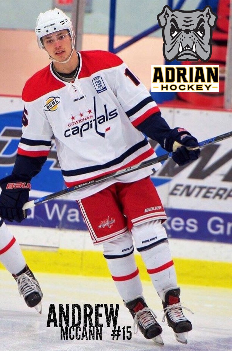 ACbulldoghockey's tweet photo. The Brotherhood would like to welcome @AndrewMcCann05 to the Bulldog family!

Hometown🏠: Calgary, Alberta  

Position 🏒: Defense 

Major 📚: Sports Management 

Last Team🗂: Cowichan Valley Capitals (BCHL)

Fun Fact🔍👀: His best friend growing up was a turtle https://t.co/A9KoFnfN3D