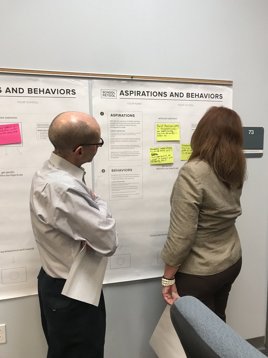 InnovationLab12's tweet photo. Principals discussing aspirations for their schools.  @schoolretool #DesignThinking #innovation https://t.co/YwhnZgMDRe