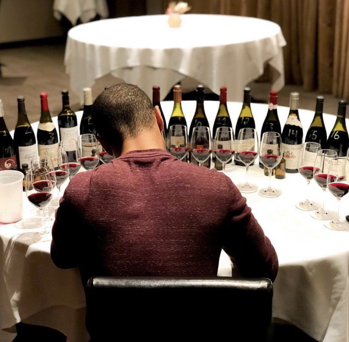 Our award winning Wine Director, Vincent Morrow is hard at work curating the perfect wine list! What are you hoping to see on the menu this fall? #ONE65sf #WineWednesday