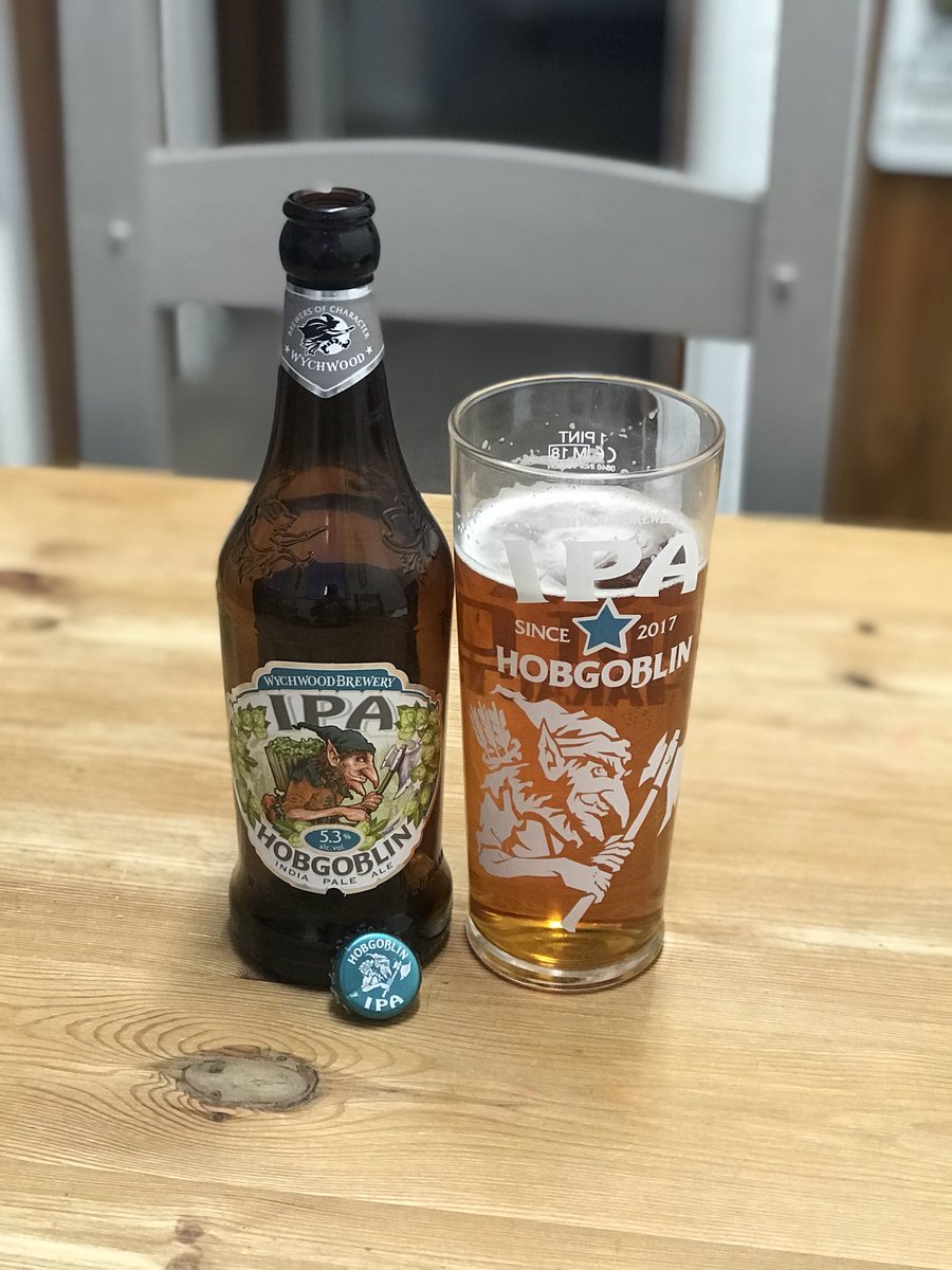 spadefeetpete's tweet photo. Celebrating with a pint of of the worlds ipa by @Hobgoblin_beer cheers #wychwoodbrewery #impeterallitt #ipa #beer #ale #goblineer @WychwoodGoblins https://t.co/gwz3h6GjBt