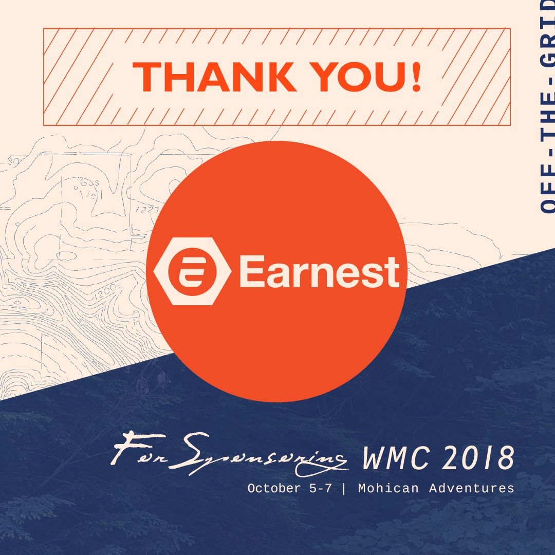 Shout-out to <a href="/earnestmachine/">Earnest Machine</a> for supporting this year's WMC: Off-The-Grid! This company, based in Rocky River, Ohio, is a #fastener #distribution and #manufacturing that has thousands of nuts &amp; bolts products. They support the design community 100%. Thx Earnest!