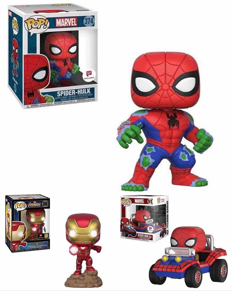 funko pop spiderman hulk