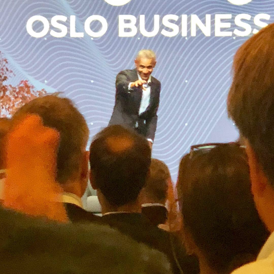 Macan365's tweet photo. "We cannot take for granted the inevitably of democracy. We have to fight for it and cultivate it." @BarackObama #OBForum #oiw2018 #OBF2018 https://t.co/UHw8VgpUWO