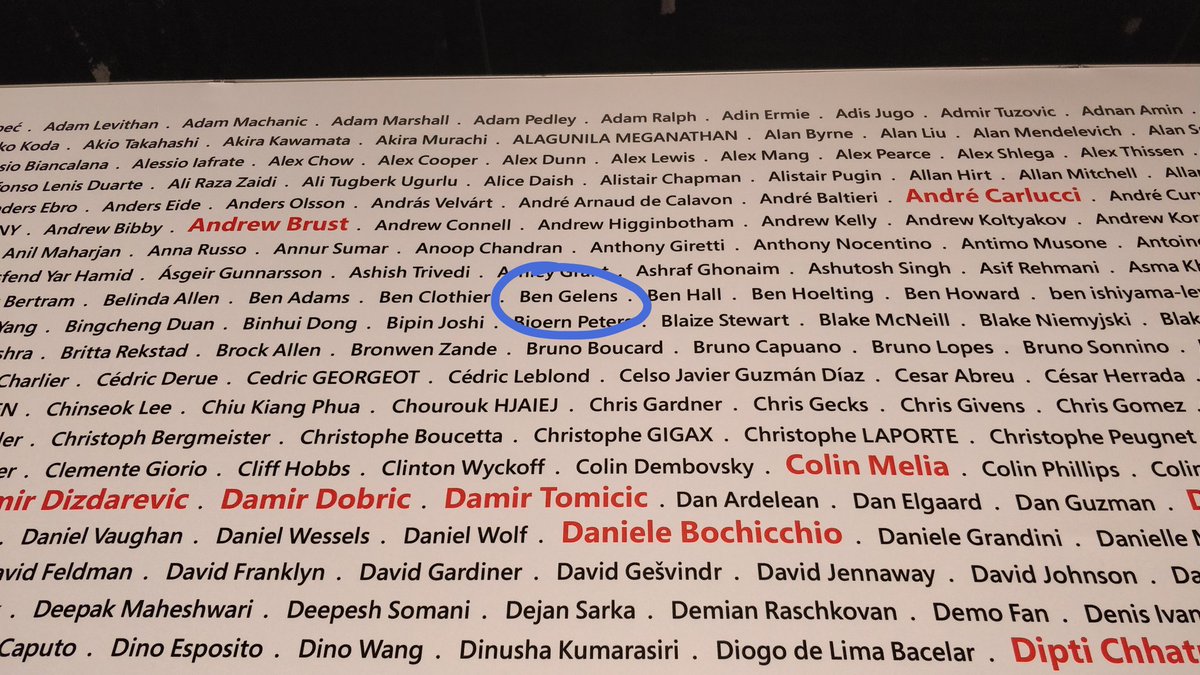 oudendorp's tweet photo. Several colleagues are on the #MVPwall at #MSIgnite. @ronnydejong @BertWolters @jasoosterveld @bgelens https://t.co/GNr7Gu06UX