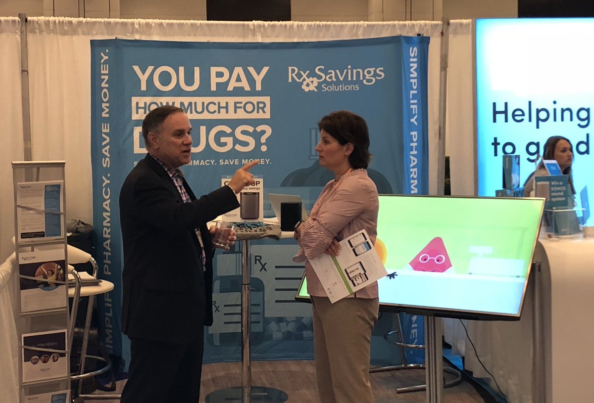 RxSavings's tweet photo. Stop by to see the solution to high #drugprices. Booth T6 #WorkforceStrategy2018 https://t.co/2S3Ybtvd6W