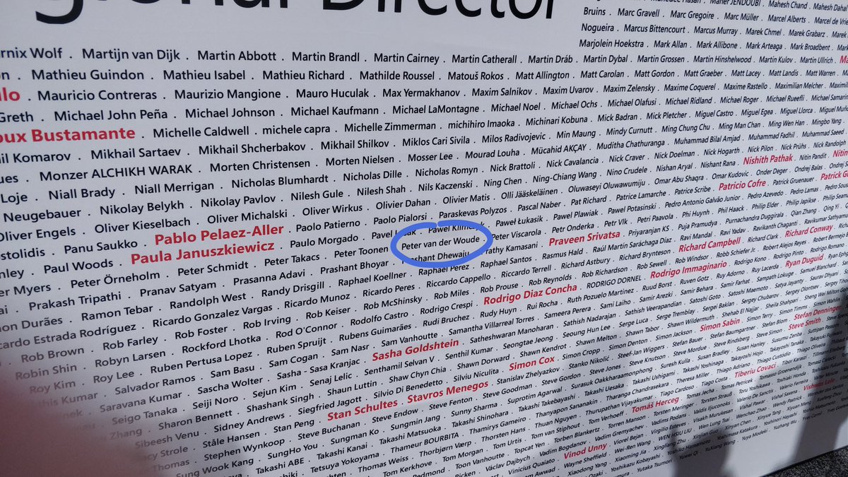 oudendorp's tweet photo. Found my former colleagues and community peers on the #MVPwall at #MSIgnite. @ArjanVroege @pvanderwoude @markscholman @DarrylvdPeijl https://t.co/Vsp1Rfpg4y