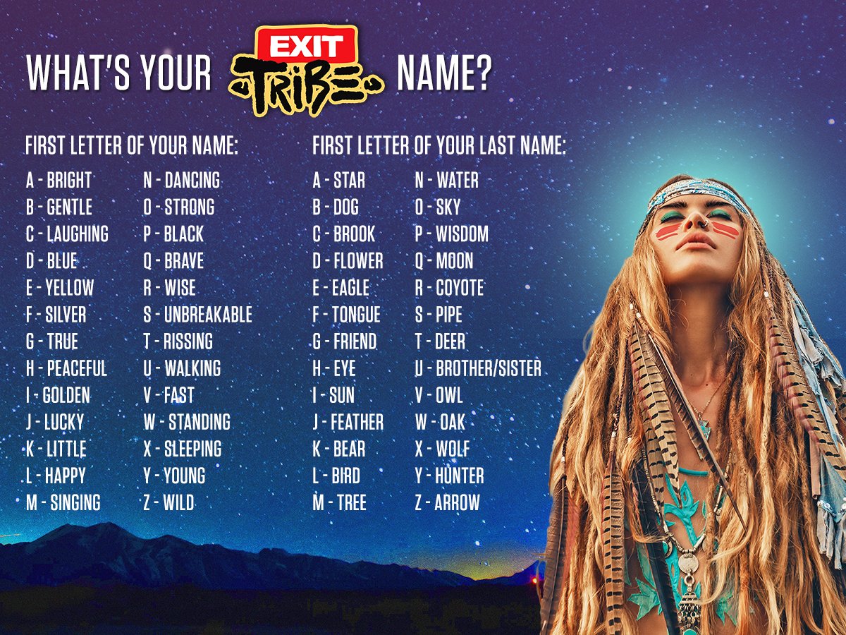 Exit Festival Chieftain Yellow Tongue Nice To Meet You What Is Your Exit Tribe Name