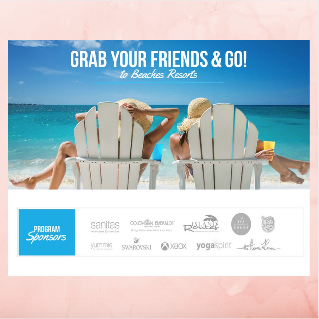 TheHouseofPerna's tweet photo. We are beyond excited to be a sponsor for Beaches Resorts BFF Event! Next stop Turks &amp; Caicos! https://t.co/WKlkqkiAB9