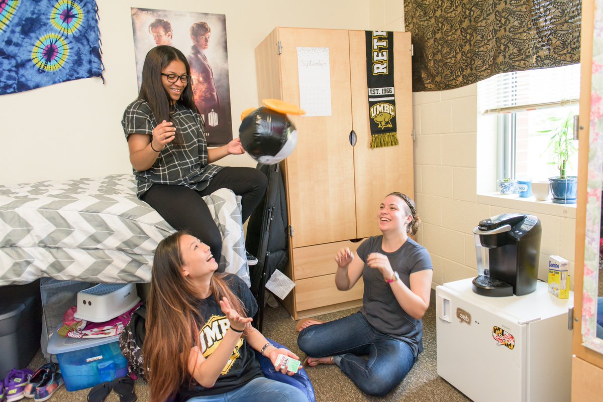 UMBC's tweet photo. Calling all #UMBCalumni! We want to see photos of you + your roommate(s) from your time at UMBC (then) and any recent photos you took together (now) for the fall edition of the magazine. Email submissions to social@umbc.edu. https://t.co/Sh7XT6xLMP