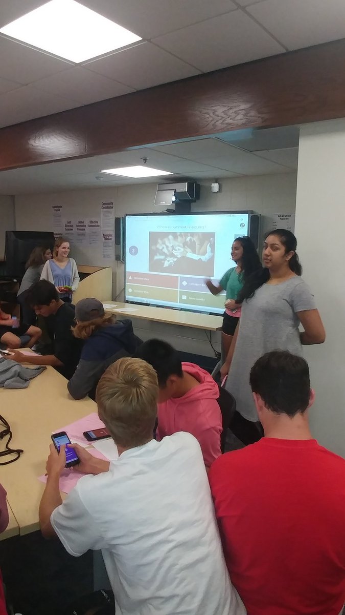 MsWagemaker's tweet photo. @cheshirehigh @CHSDECA16 DECA trivia Kahoot https://t.co/FsEWvhsjYO