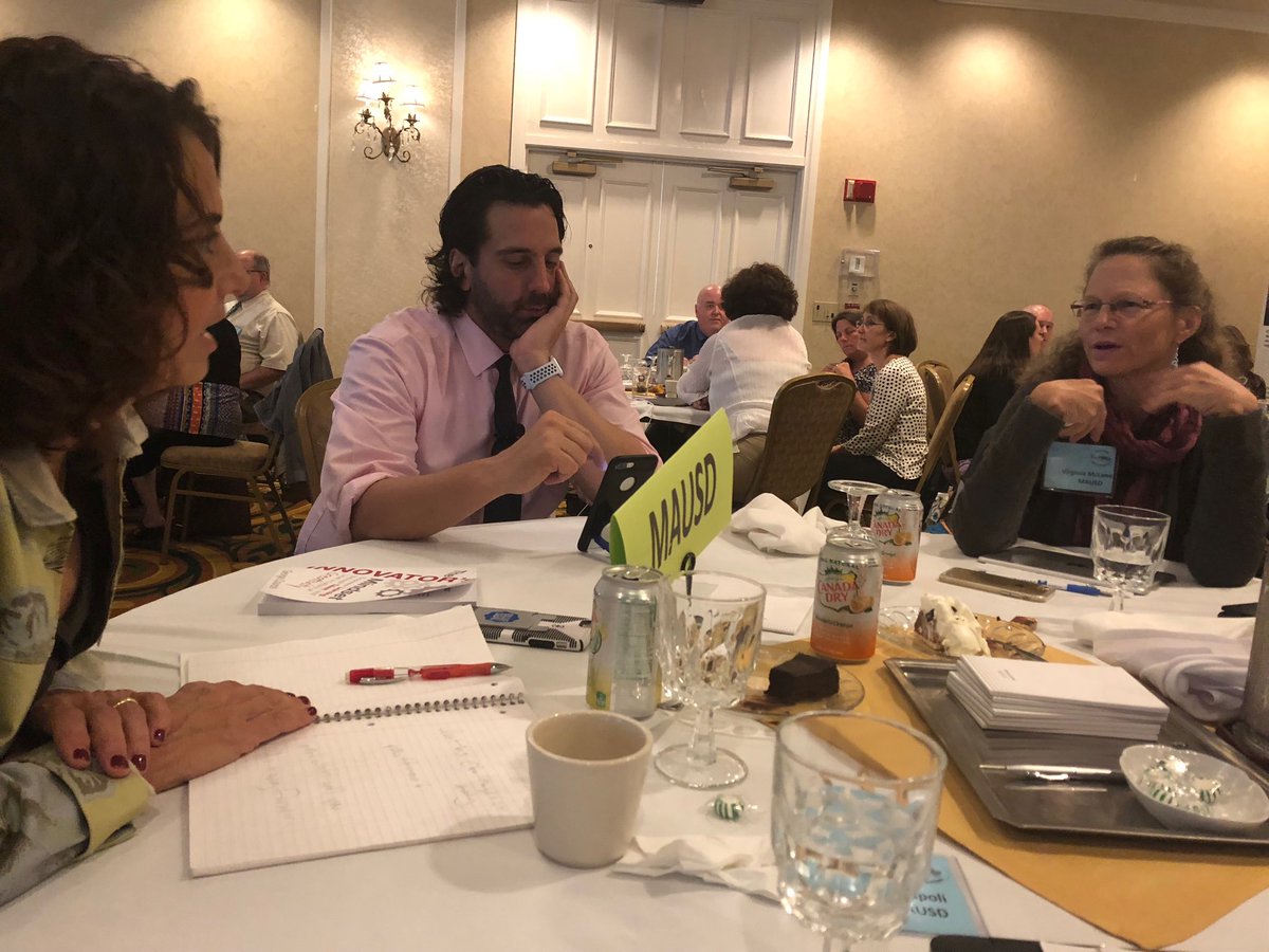 cdinapoli's tweet photo. Talking things out with the big wig! ⁦@gcouros⁩ #cvedcesa ⁦@Forevermont⁩ ⁦@DebbieBobilin⁩ https://t.co/FLXnBiHvuy