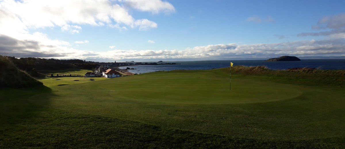 LinksFairways's tweet photo. Travel: Improving light and strong autumnal winds further along the @golfeastlothian at @GlenGolf late this afternoon. @Golf_E_Lothian #Golf #GolfHistory #BassRock #Coast #UnlockScotland #RailTravel #NorthBerwick #Winds https://t.co/UP99rAgdoj