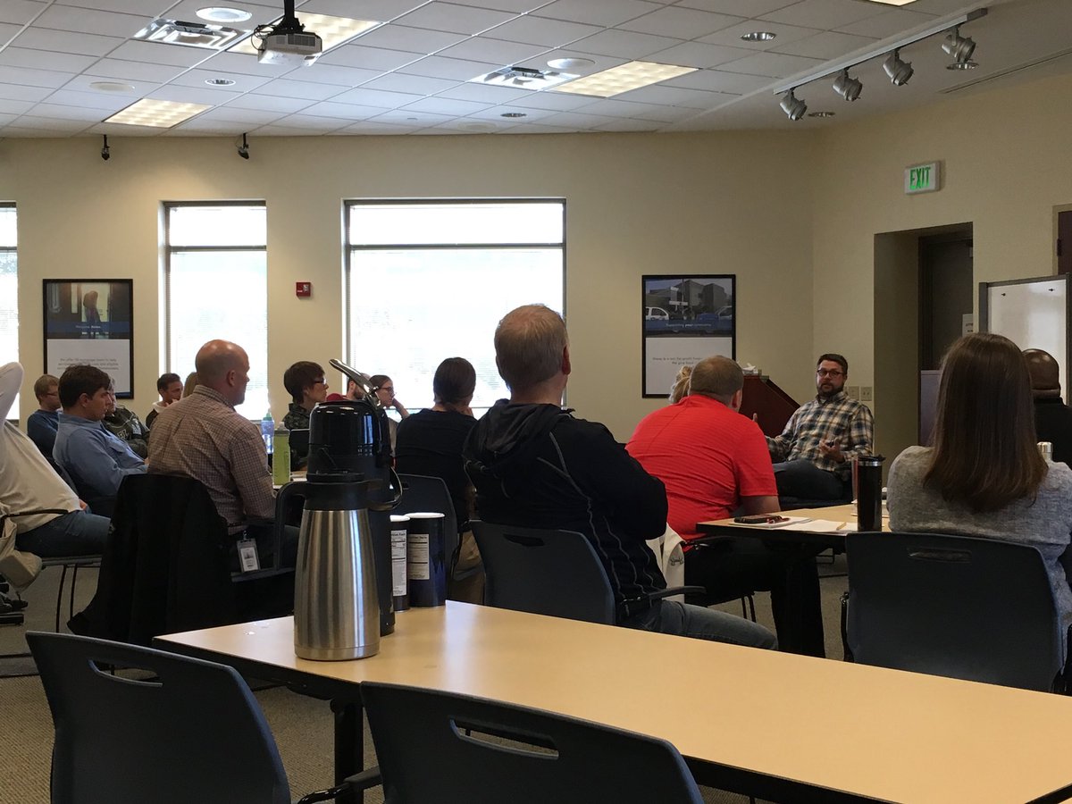 AndrewEMN's tweet photo. Welcoming @MnPCA @nickMPCA to talk about change leadership from a staffβs perspective at our September #Leadership Academy session. #OIU #PCALearns @MiltMpca @kimnuckles https://t.co/IhTf12ZGmP