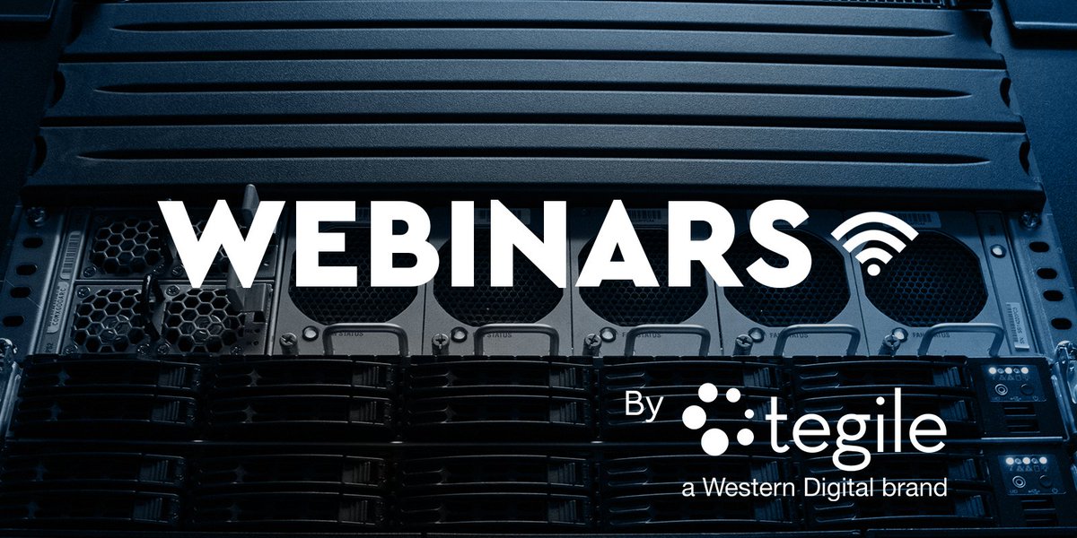 Tegile's tweet photo. We have a whole slew of on-demand webinars for you to watch. So take a few minutes and beef up your knowledge on #NVMe, #allflash storage, and everything else #datacenter related. You'll find them all here - https://t.co/cijR70N8dA https://t.co/yuZWFE0rfZ