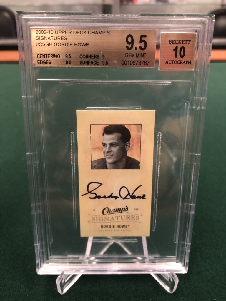 AWTower22's tweet photo. #MailDay at @Tigerbaitbr was epic today!!! #MrHockey & #SidTheKid both @beckett_grading #GemMint 9.5/10 ... @DetroitRedWings @penguins @87Foundation @UpperDeckSports @NHL #PackPulled #Redemptions ... Thanks Terry & Robert for the awesome service as always!!! https://t.co/U50YmlmfCu