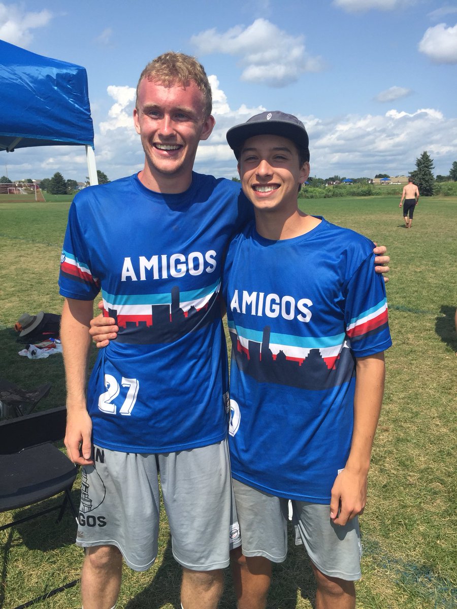 MaroonUltimate's tweet photo. Gonna miss two of our graudated captains this coming season, Sam and Joey. Over the summer they both balled out with the @Austin_Amigos. Good luck next year boys! https://t.co/w88ZfTunCj