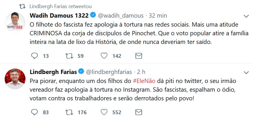 MBLivre's tweet photo. .@CarlosBolsonaro tirou sarro de um militante do #EleNão que fez essa foto horripilante acusando Jair de ser torturador. A imprensa e políticos esquerdistas estão disparando Fake News acusando Carlos de apologia a tortura. É muito escrotidão dessa gente. https://t.co/WaUfnEbaj3
