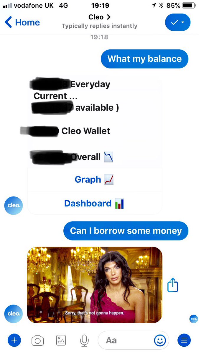 bradheynes's tweet photo. When your broke as fuck and ask #cleo for money 😂😂 https://t.co/VGMUOXaL8S
