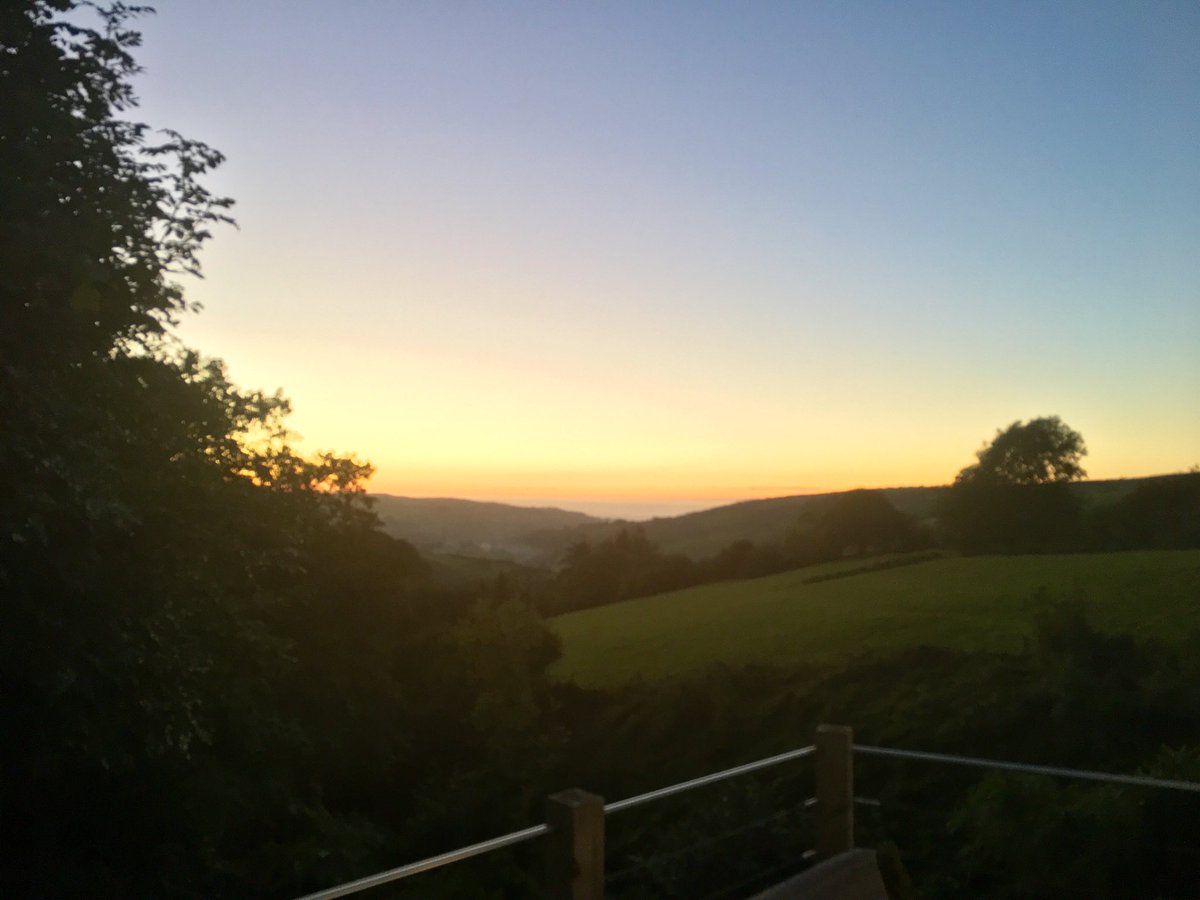 Education is Important, but watching a #NorthDevon sunset is Importanter.