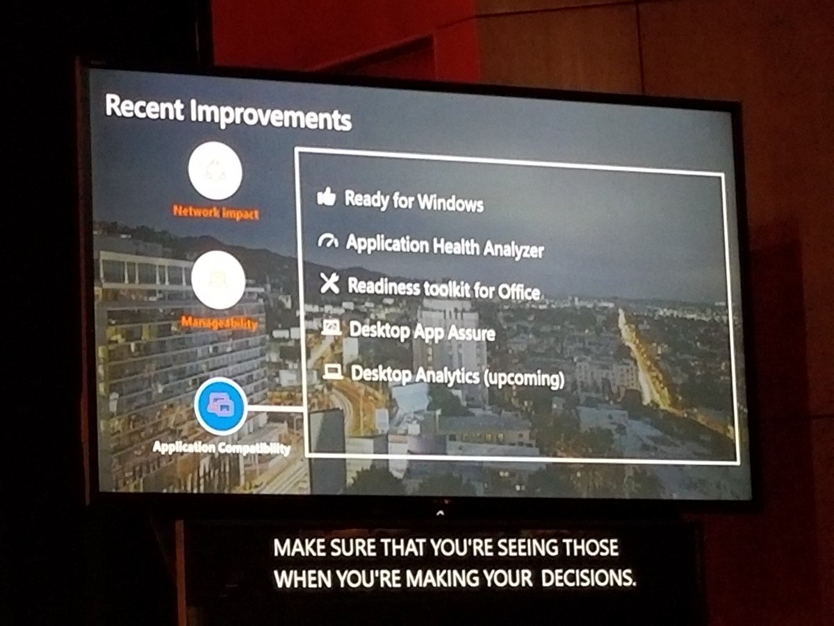 itsAniket_'s tweet photo. Come check out the #DesktopAnalytics session by @ameshm and @DeviceDeploy in W320 (Chapin Theater)! #BRK3311 #AppHealthAnalyzer #MSIgnite https://t.co/fVTR0GxMci