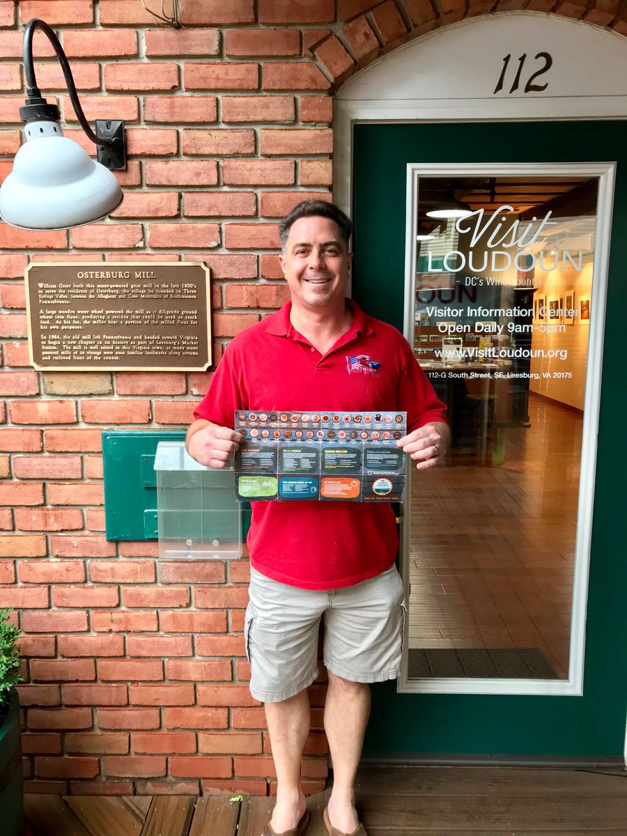 VisitLoudoun's tweet photo. Cheers to Mike, our very 1st "TrAle Blazer" to #ConquerTheTrail and win our grand PRIZE!

Who will be next to make it to all 30+ breweries along the #LoCoAleTrail?! 🍻🚶‍♀️🚶‍♂️💜 https://t.co/WkVl0Jq2qw https://t.co/tBgsjqfXTz