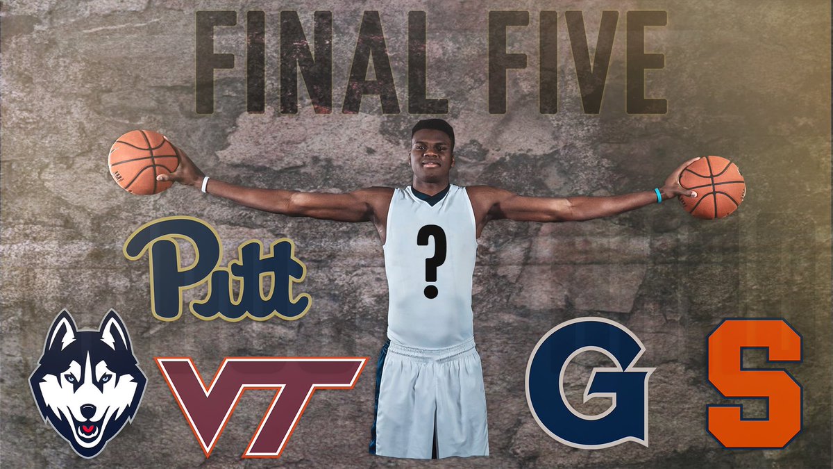 Thank you to all the coaches that have recruited me, but I am excited to announce that I will be attending one of these five schools.