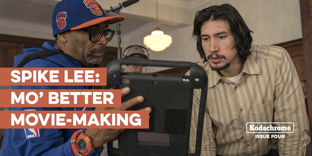 kodak_shootfilm's tweet photo. Spike Lee is now 30 years deep into a trailblazing Hollywood career. With the acclaimed #BlacKkKlansman hitting the screens worldwide right now, we secured a one-to-one with the maverick director.

Read this Kodachrome: Web Exclusive at https://t.co/ezrVmJiDpb https://t.co/3seSbVvujv