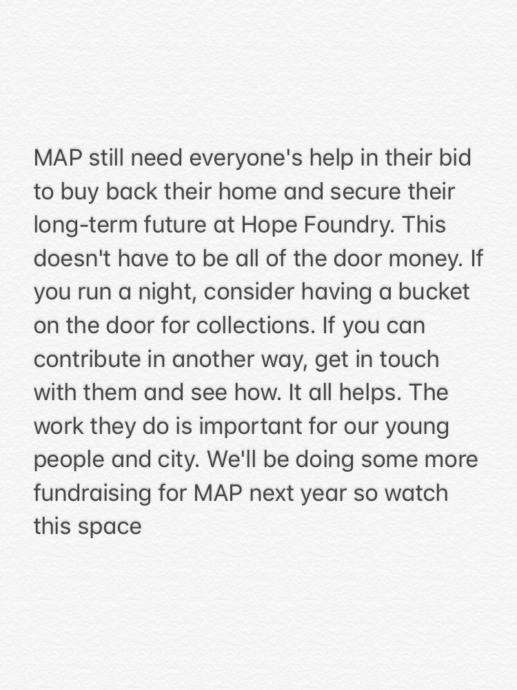 ninetyninemusic's tweet photo. £524 raised for @MAP_Charity at our last Yarden Party at @SheafStreet. Thank you crew ❤️ https://t.co/kLF5blc76k