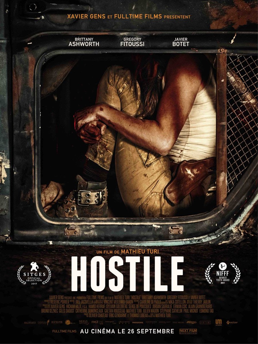 DAMESKARLETTE's tweet photo. En salle ce jour Hostile Produit par Xavier Gens & Full Time Films
Réalisé par Matthieu Turi Avec Brittany Ashworth, Grégory Fitoussi, Javier Botet...
#cinema #cine #film #movie #hostile #nextfilmdistribution https://t.co/fW1Fve6kx0