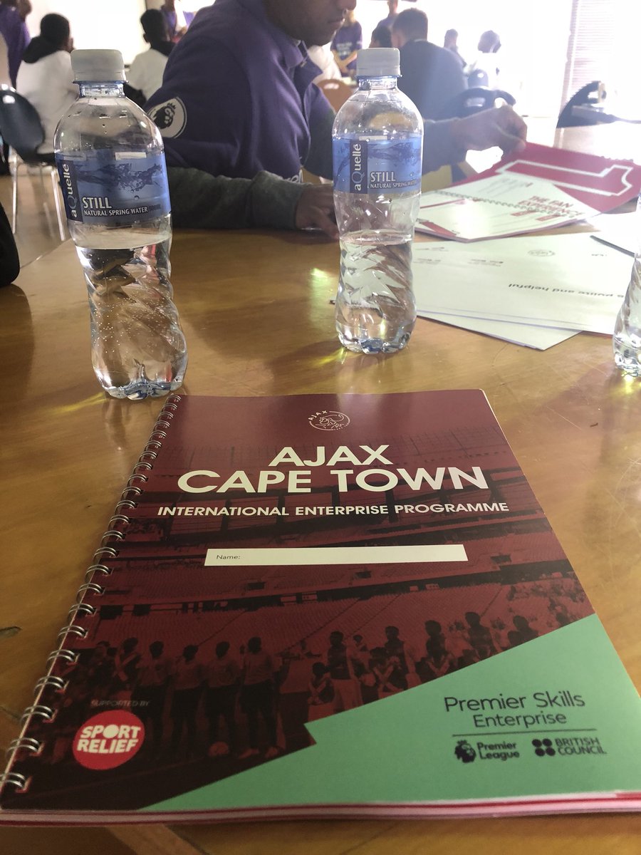 aussiendlovu's tweet photo. I think #EnterpriseProgram is one of the best we have had! Not only do young people get access to their favorite football clubs but also get to learn about a whole lot of carriers in the football world.
Thanks to @ajaxcapetown for partnering with @zaBritish on this rollout! 👊🏾 https://t.co/aDD9DUyCzv