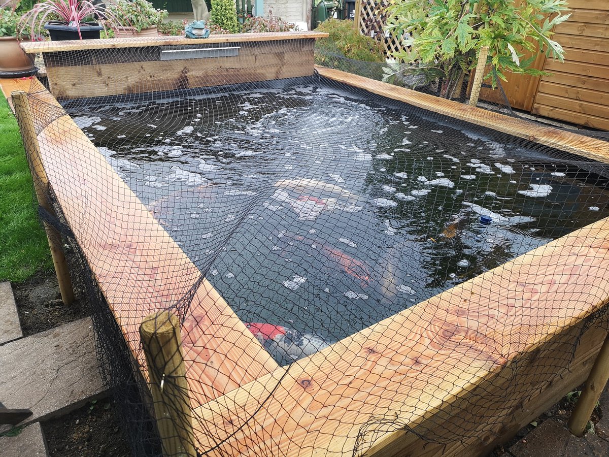 lakeandpond's tweet photo. Sleeper pond with larch capping all up and running in Wicken https://t.co/RTHUtXsdRy