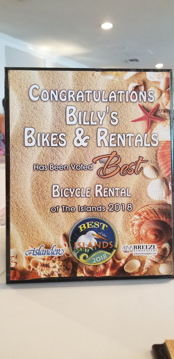 Billy's Bike Shop & Segway of Sanibel Twitter