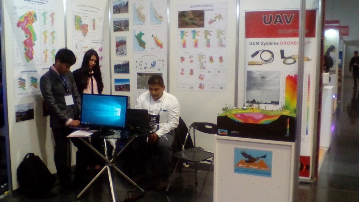 GemSystems's tweet photo. Today is our last day in Lima, Peru for XIX Congreso Peruano de Geologรญa.
Thanks to everyone who has come to support us here!
#Geology #Peru #GEMSystems https://t.co/KOpaVWTne4