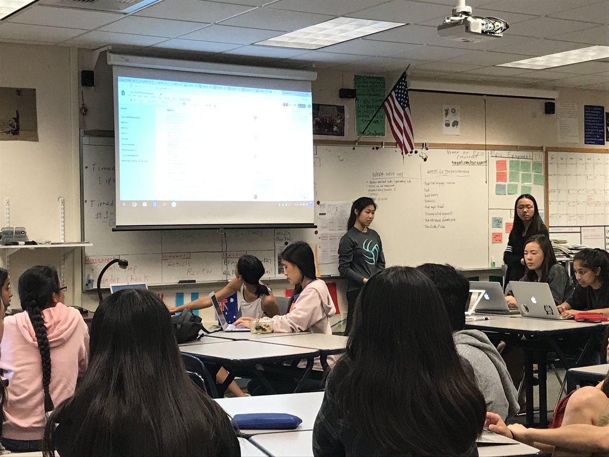 JoshMAdviser's tweet photo. The Epic staff engages in its first whole class content critique to make our writing stronger!  Issue 1 out October 5th! https://t.co/GNumPN0NhC