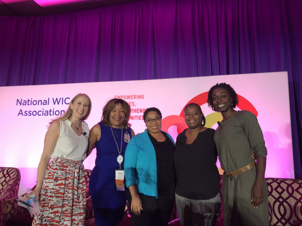 chocolatemlkdoc's tweet photo. Thanks to @NatWICAssoc for bringing @chocolatemlkdoc to this year’s conference and today’s panel on the state of #breastfeeding in the African American community. Pleased to be on a panel with these phenomenal ladies! #NWANBF18 @NSankofa @CinnaMoms_ @MCHgal https://t.co/1QbzGIFCyM