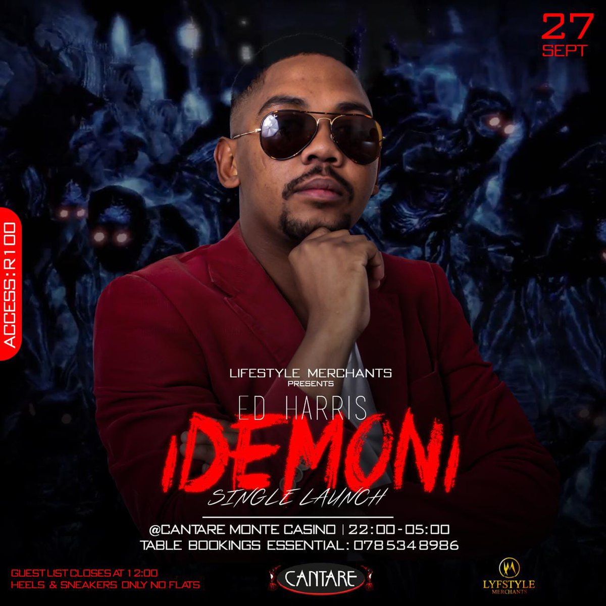 Cantare_Monte's tweet photo. Tomorrow #EdHarris is launching a banger with us!!!!!🔥🔥🔥🔥🔥🔥 #PhatThursdays #Idemoni https://t.co/9AwSCYXEpp