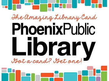 PhxLibrary's tweet image. Looking for #freebies? Get a #PhxLibrary card! Sign up every member of the family &amp;amp; enjoy FREE books, movies, music &amp;amp; more. Check out the top 5 reasons why you should get one today! bit.ly/2zsTOrD
#phoenixpubliclibrary #phx