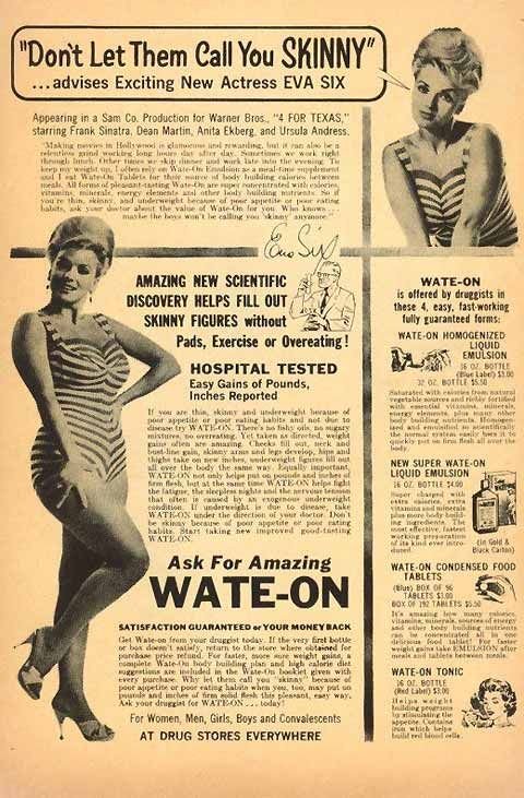 StolenPhotograf's tweet photo. Vintage Ads 1950s
#vintage #prints #ads #fitness #weight #women #skinny #gain #loveyourself #instafit  #health #instawomen #body https://t.co/DhqeiHPLVl
