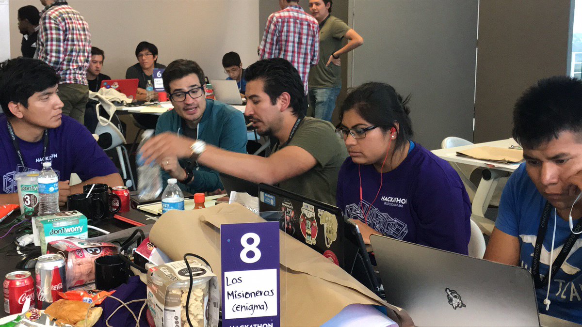 blockdemy's tweet photo. #asiSeVivio el #hackathonBlockchainMX. Agradecemos a todos los mentores por haber formado parte del primer Hackathon 100% blockchain en Mexico. Sin ayuda de la comunidad estas iniciativas no son posibles. https://t.co/IARKoqA7yd