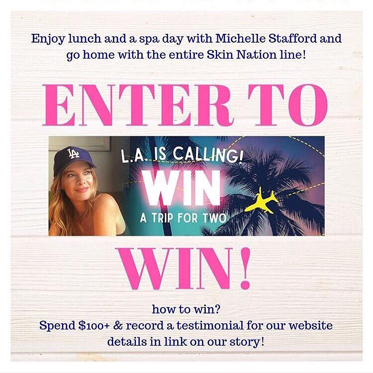 skinnation_'s tweet image. Just 4 days left until we announce our lucky winner!!! Will it be you??? Have you submitted your video to us yet? It’s not too late! Do it today and enter for a chance to win a trip to LA &amp;amp; meet Michelle!!!
#enterandwin #freetrip #free #win #allexpensespaid #organicskincare