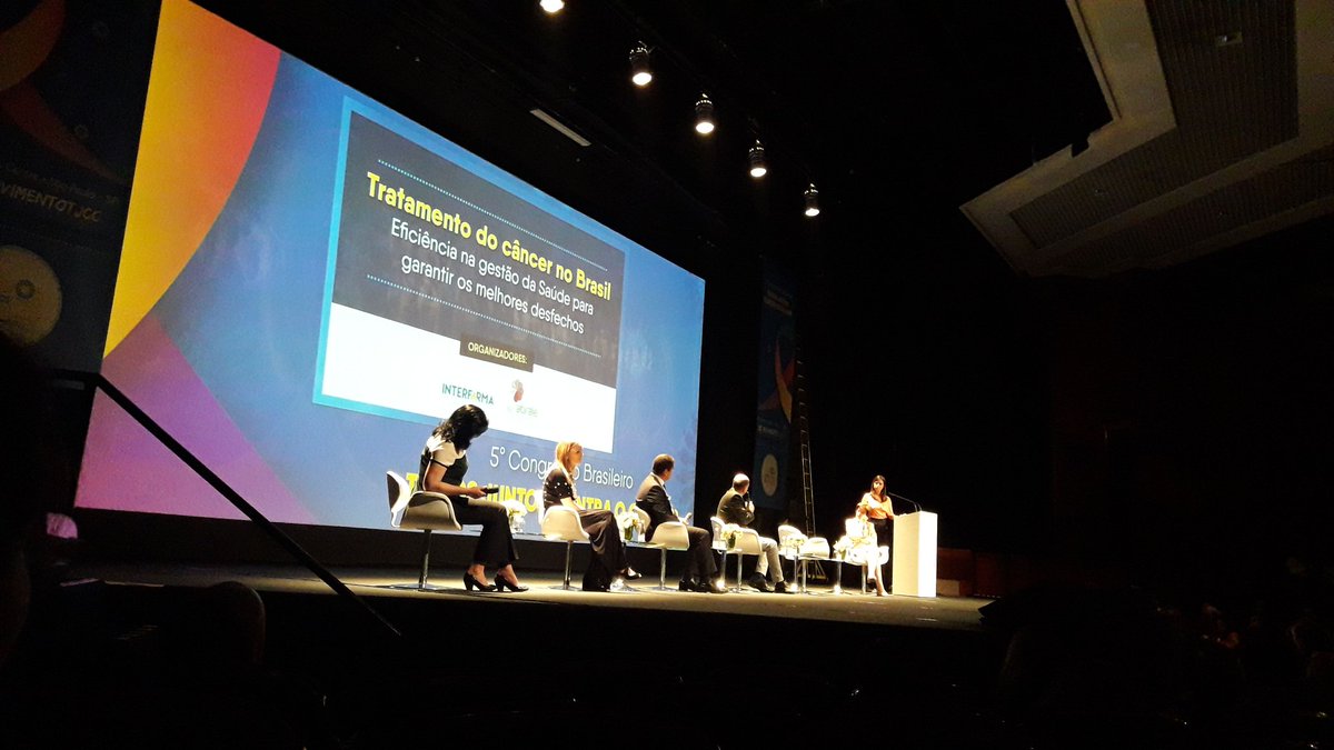 Palestra "Tratamento do câncer no Brasil. Eficiência na gestão da saúde para garantir os melhores desfechos" agora no 5° Congresso Brasileiro Todos Juntos Contra o Câncer. #MovimentoTJCC https://t.co/H3rplSMdFi