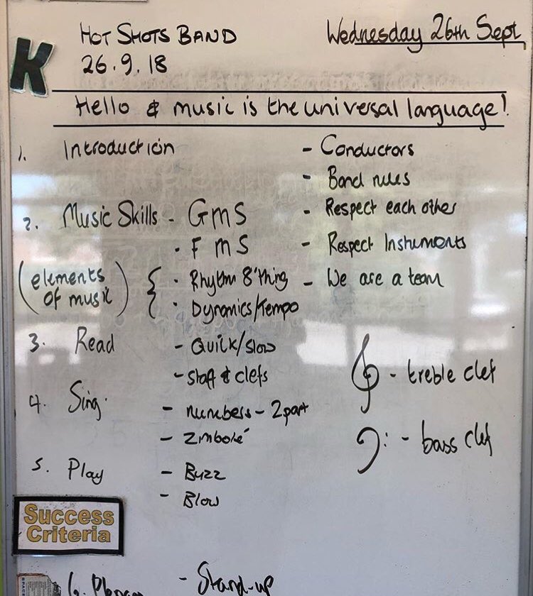 wilpearsonmusic's tweet photo. Hot shots whole class learning today at @cjs_derby was great!! Who knew music was this easy and fun??? #hhmusic #hotshots #wholeclasslearning @hhjazzstaffs @HHMusicSchool @hhjazzintern @hhyouthjazz @hhwoodwind https://t.co/BAwLOHSyKv