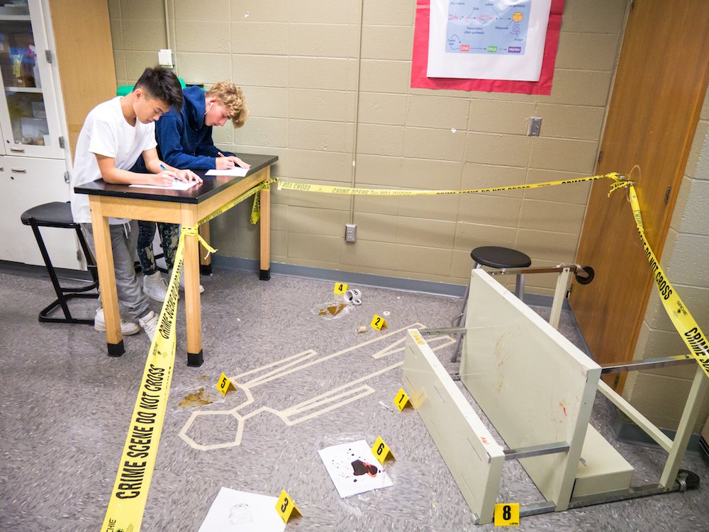 BCCS286's tweet photo. CSI: BC

High school students in Project Lead the Way are learning how to investigate a crime scene! It’s a classic whodunnit case that includes science and sketching. #CentaurNation https://t.co/KJC9mXqXdd